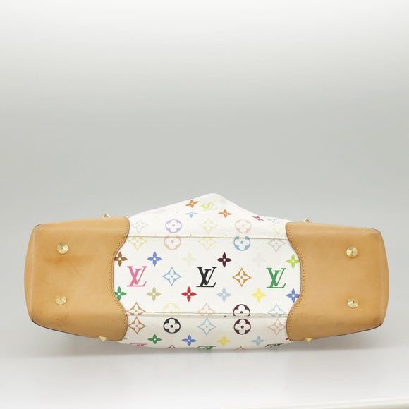 LOUIS VUITTON Monogram Multicolor Judy GM Shoulder Bag White M40253 Auth 98245AV