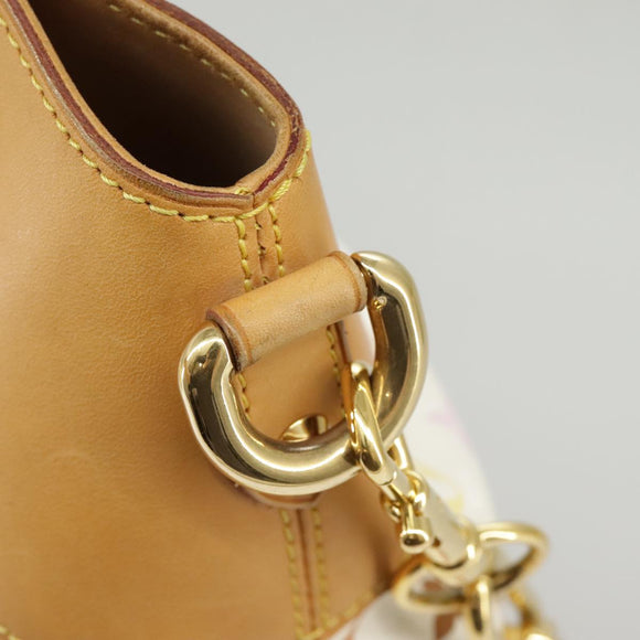 LOUIS VUITTON Monogram Multicolor Judy GM Shoulder Bag White M40253 Auth 98245AV