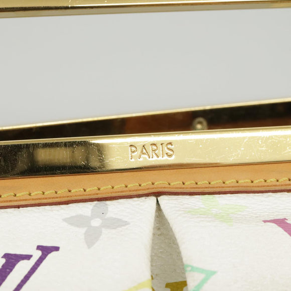 LOUIS VUITTON Monogram Multicolor Judy GM Shoulder Bag White M40253 Auth 98245AV