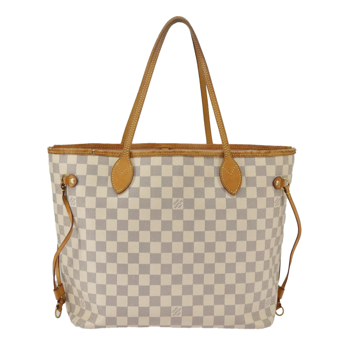 LOUIS VUITTON Damier Azur Neverfull MM Tote Bag N51107 LV Auth 98246 - 0