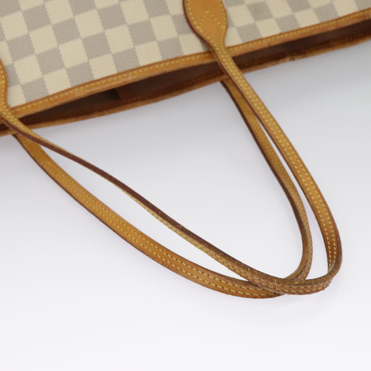 LOUIS VUITTON Damier Azur Neverfull MM Tote Bag N51107 LV Auth 98246