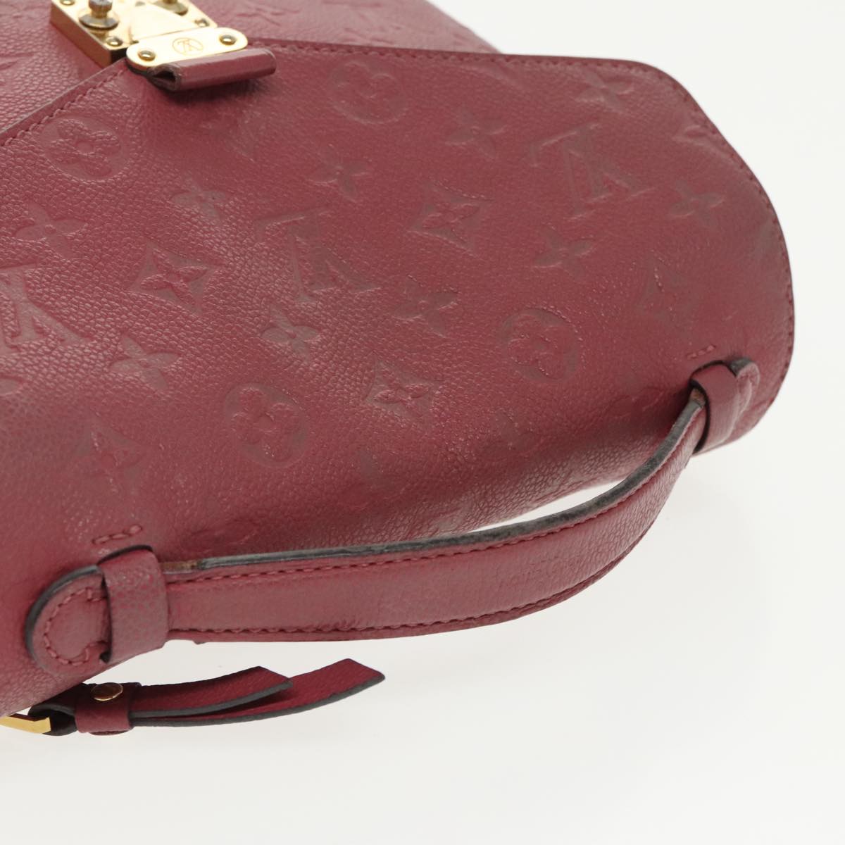 LOUIS VUITTON Monogram Empreinte Pochette Metis MM Bag 2way M43737 LV Auth 98250