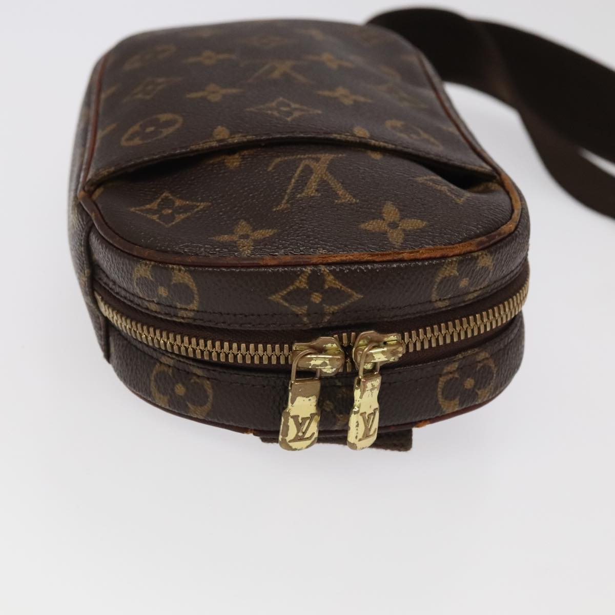 LOUIS VUITTON Monogram Pochette Gange Shoulder Bag M51870 LV Auth 98254