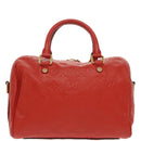 LOUIS VUITTON Empreinte Speedy Bandouliere 25 Bag 2way Scarlet M44145 Auth 98256-2