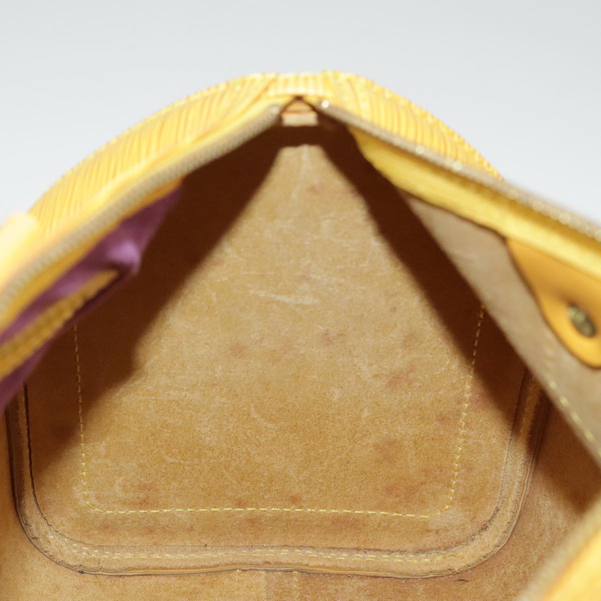 LOUIS VUITTON Epi Speedy 25 Hand Bag Tassili Yellow M43019 LV Auth 98257