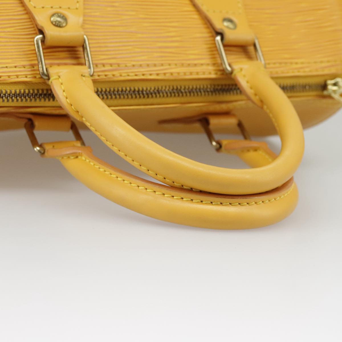 LOUIS VUITTON Epi Speedy 25 Hand Bag Tassili Yellow M43019 LV Auth 98257