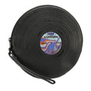 LOUIS VUITTON Disc Pouch Leather Black M81777 LV Auth 98260SA-1