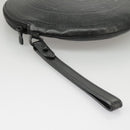 LOUIS VUITTON Disc Pouch Leather Black M81777 LV Auth 98260SA-13