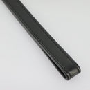 LOUIS VUITTON Disc Pouch Leather Black M81777 LV Auth 98260SA-15