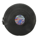 LOUIS VUITTON Disc Pouch Leather Black M81777 LV Auth 98260SA-2