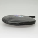 LOUIS VUITTON Disc Pouch Leather Black M81777 LV Auth 98260SA-5