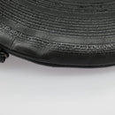 LOUIS VUITTON Disc Pouch Leather Black M81777 LV Auth 98260SA-8