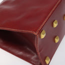 Salvatore Ferragamo Shoulder Bag Leather Red Auth 98267-16