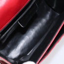 Salvatore Ferragamo Shoulder Bag Leather Red Auth 98267-10