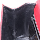 Salvatore Ferragamo Shoulder Bag Leather Red Auth 98267-19