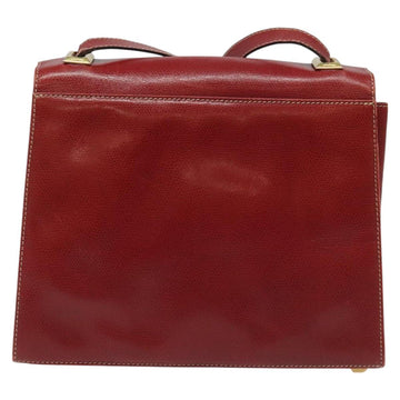Salvatore Ferragamo Shoulder Bag Leather Red Auth 98267 - 0