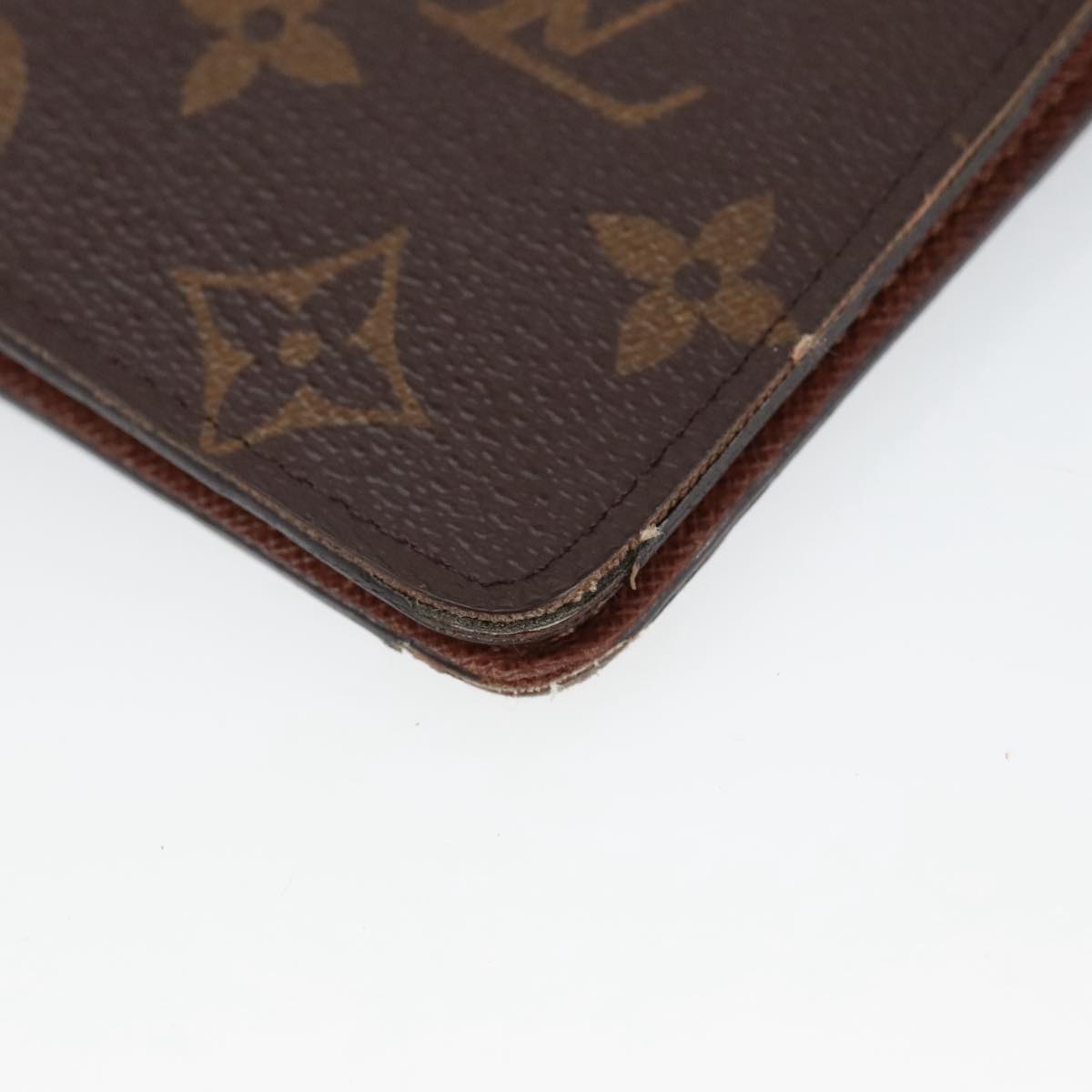 LOUIS VUITTON Monogram Agenda MM Day Planner Cover R20105 LV Auth 98274