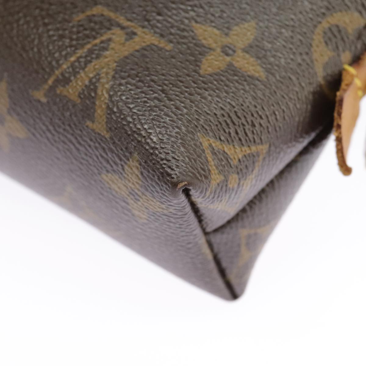 LOUIS VUITTON Monogram Pochette Cosmetic GM Cosmetic Pouch M47353 Auth 98275