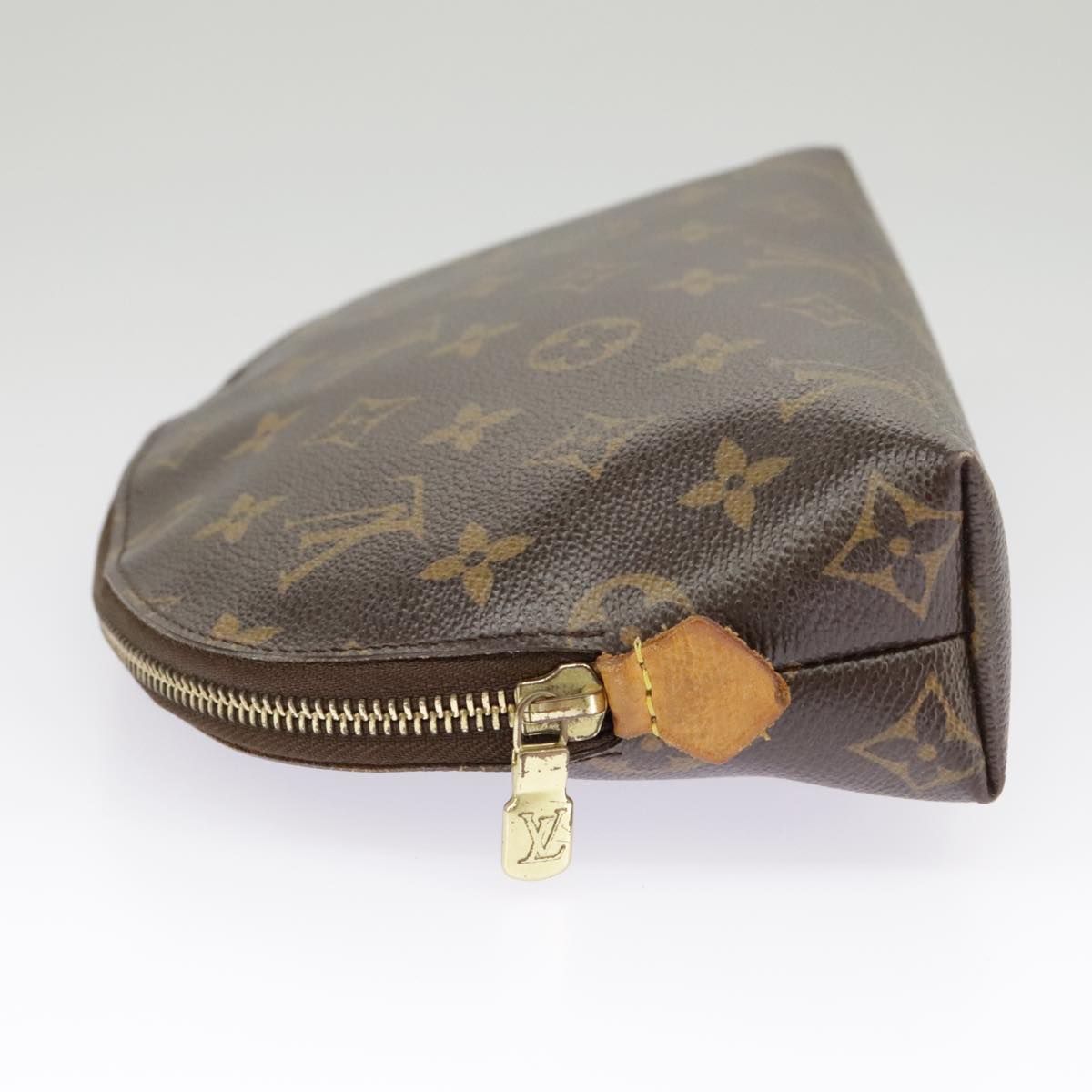 LOUIS VUITTON Monogram Pochette Cosmetic GM Cosmetic Pouch M47353 Auth 98275