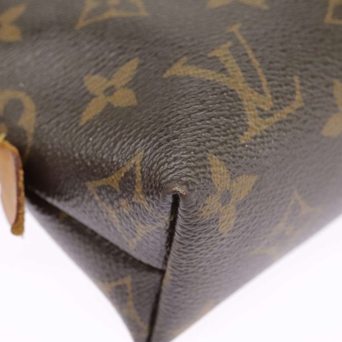 LOUIS VUITTON Monogram Pochette Cosmetic GM Cosmetic Pouch M47353 Auth 98275