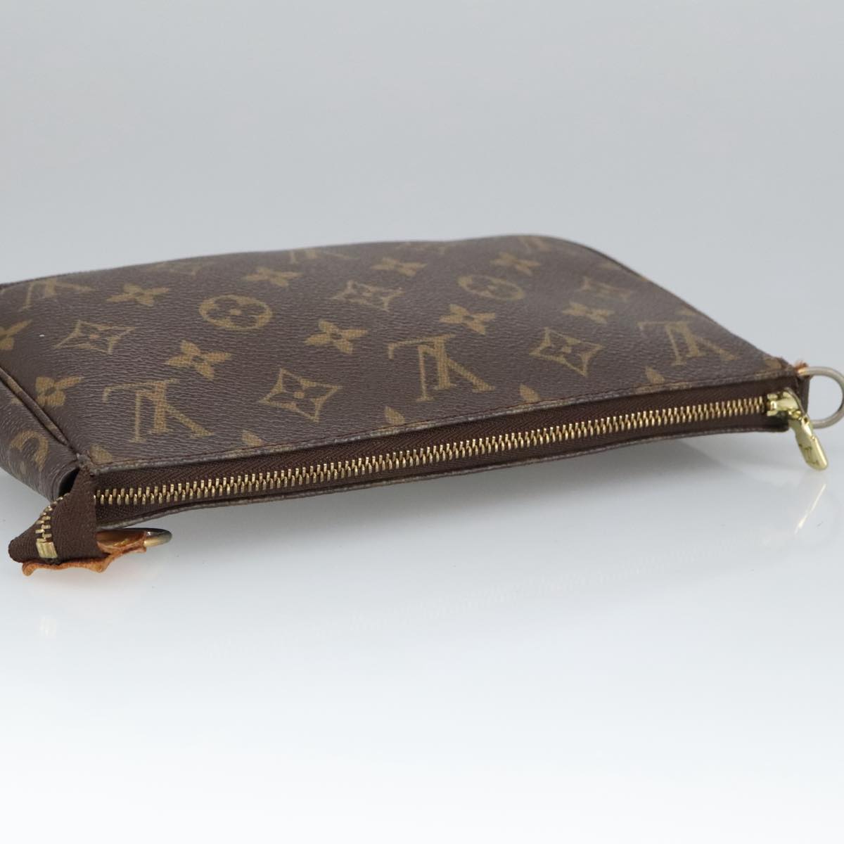 LOUIS VUITTON Monogram Pochette Accessoires Pouch M51980 LV Auth 98276