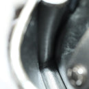 Miu Miu Matelasse Chain Shoulder Bag Leather Silver Auth 98282-18