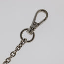 Miu Miu Matelasse Chain Shoulder Bag Leather Silver Auth 98282-20