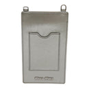 Miu Miu Matelasse Chain Shoulder Bag Leather Silver Auth 98282-2