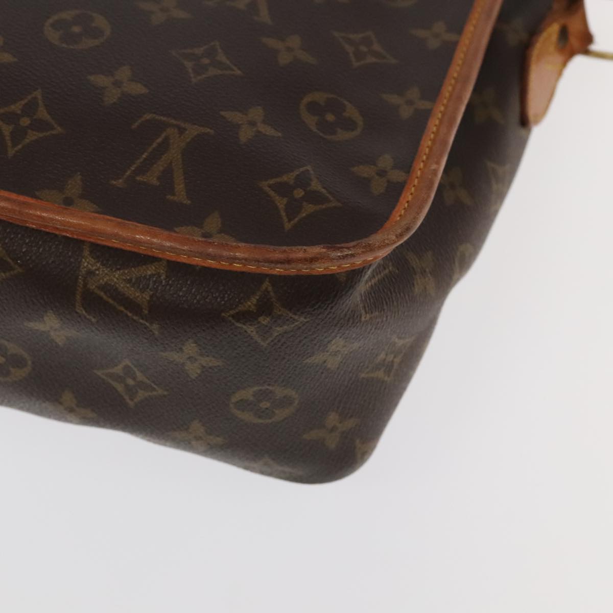 LOUIS VUITTON Monogram Gibeciere GM Shoulder Bag M42246 LV Auth 98294