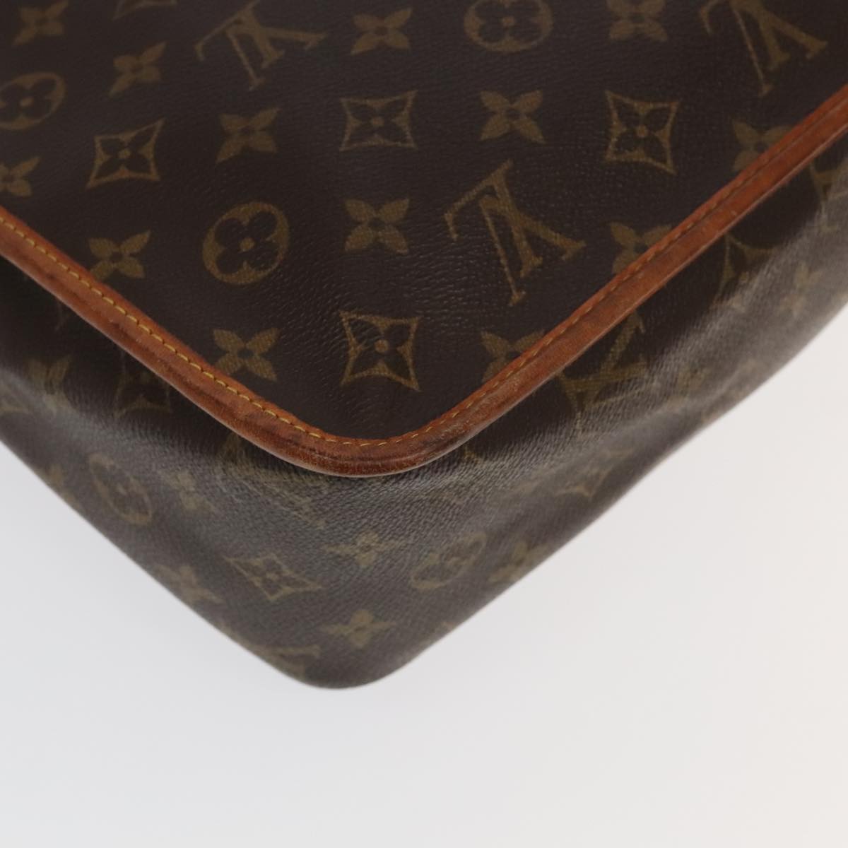 LOUIS VUITTON Monogram Gibeciere GM Shoulder Bag M42246 LV Auth 98294