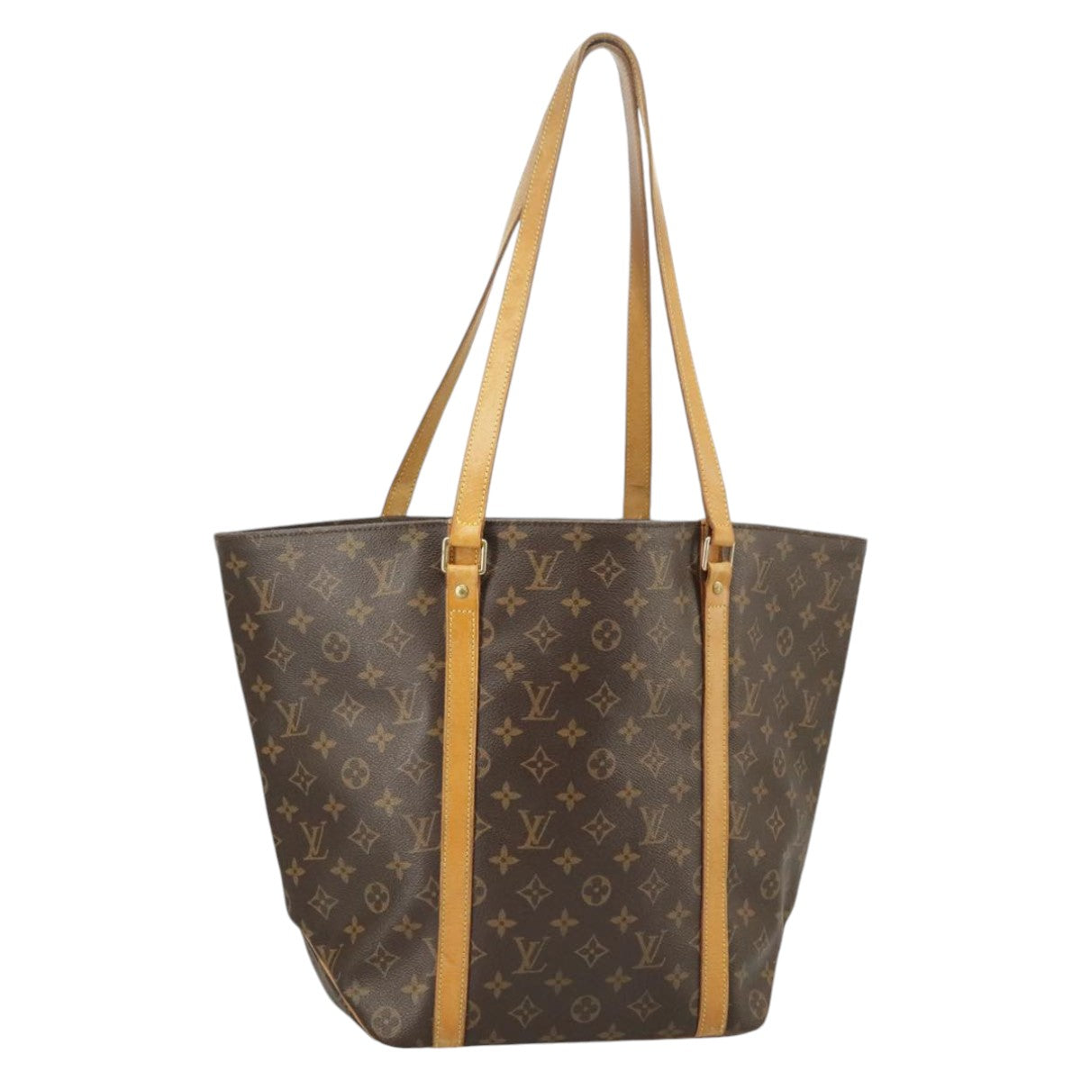 LOUIS VUITTON Monogram Sac Shopping Tote Bag M51108 LV Auth 98295