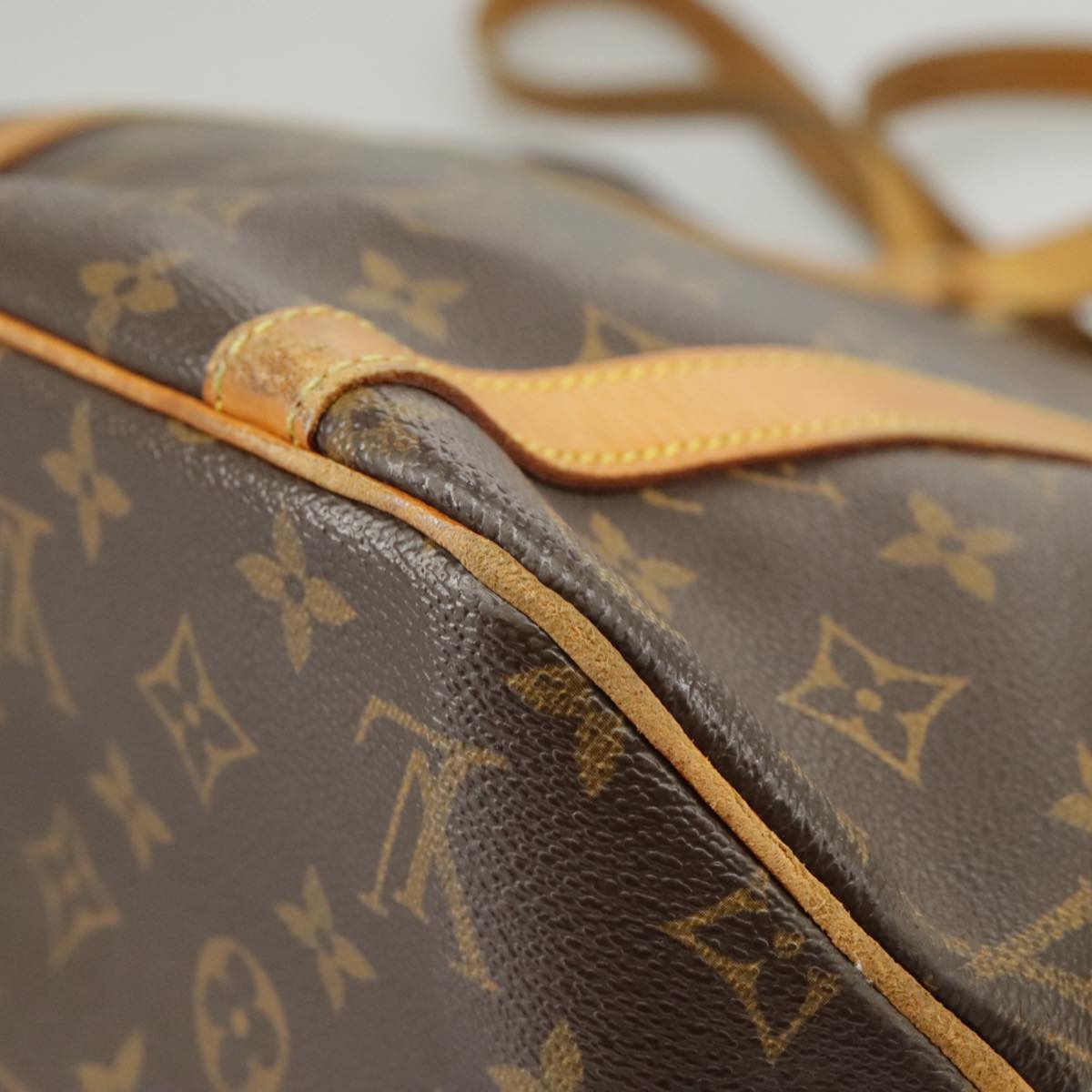 LOUIS VUITTON Monogram Sac Shopping Tote Bag M51108 LV Auth 98295