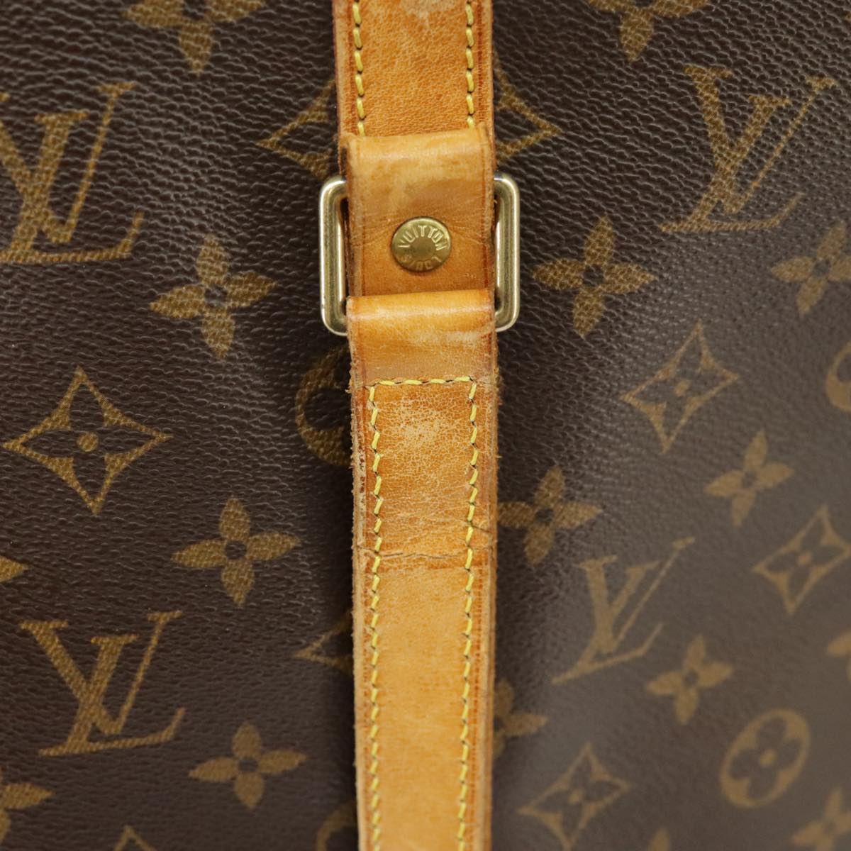 LOUIS VUITTON Monogram Sac Shopping Tote Bag M51108 LV Auth 98295