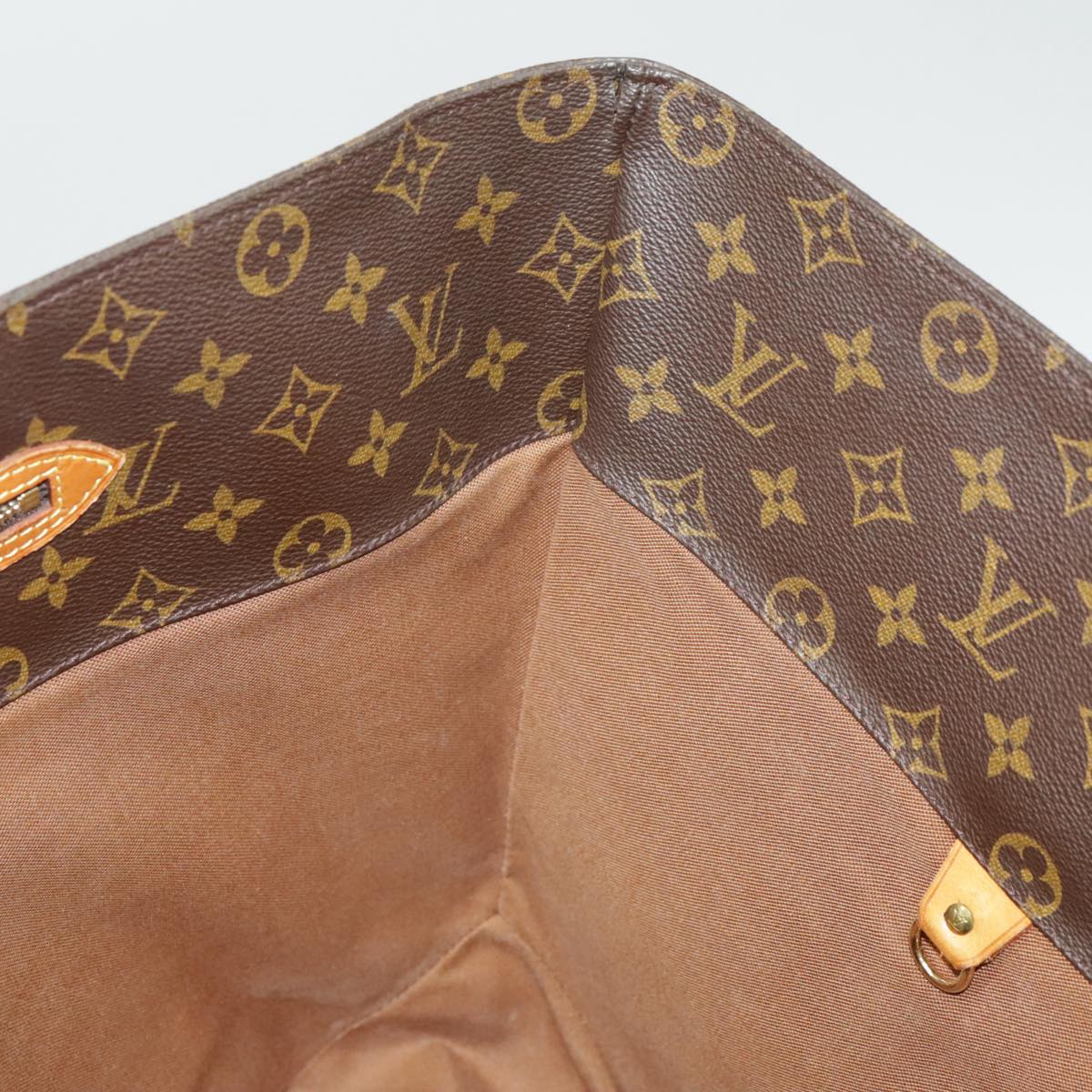 LOUIS VUITTON Monogram Sac Shopping Tote Bag M51108 LV Auth 98295