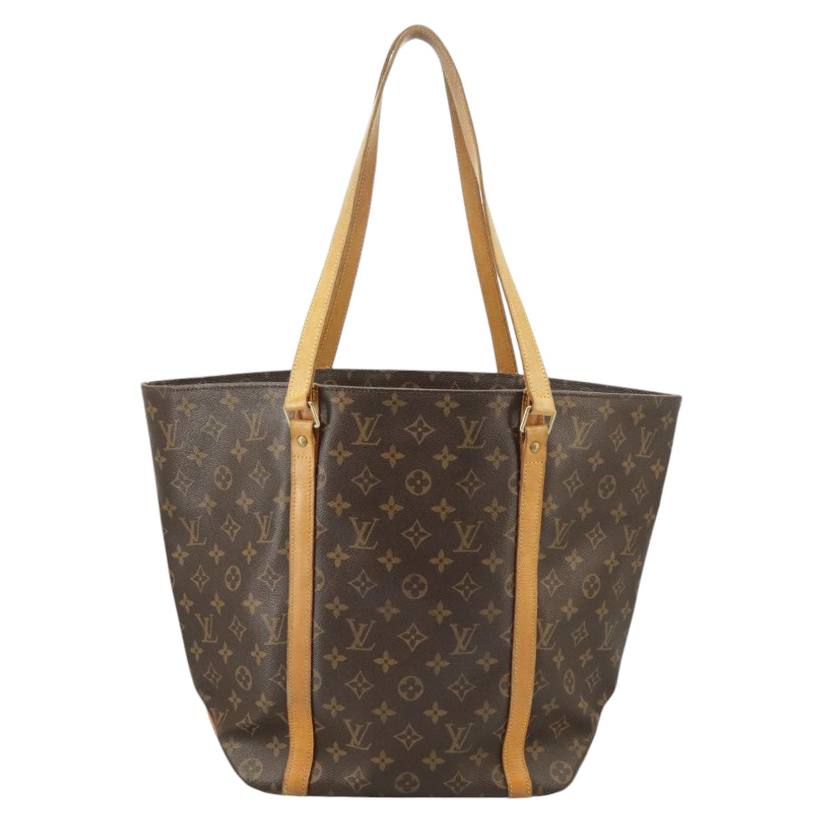 LOUIS VUITTON Monogram Sac Shopping Tote Bag M51108 LV Auth 98295