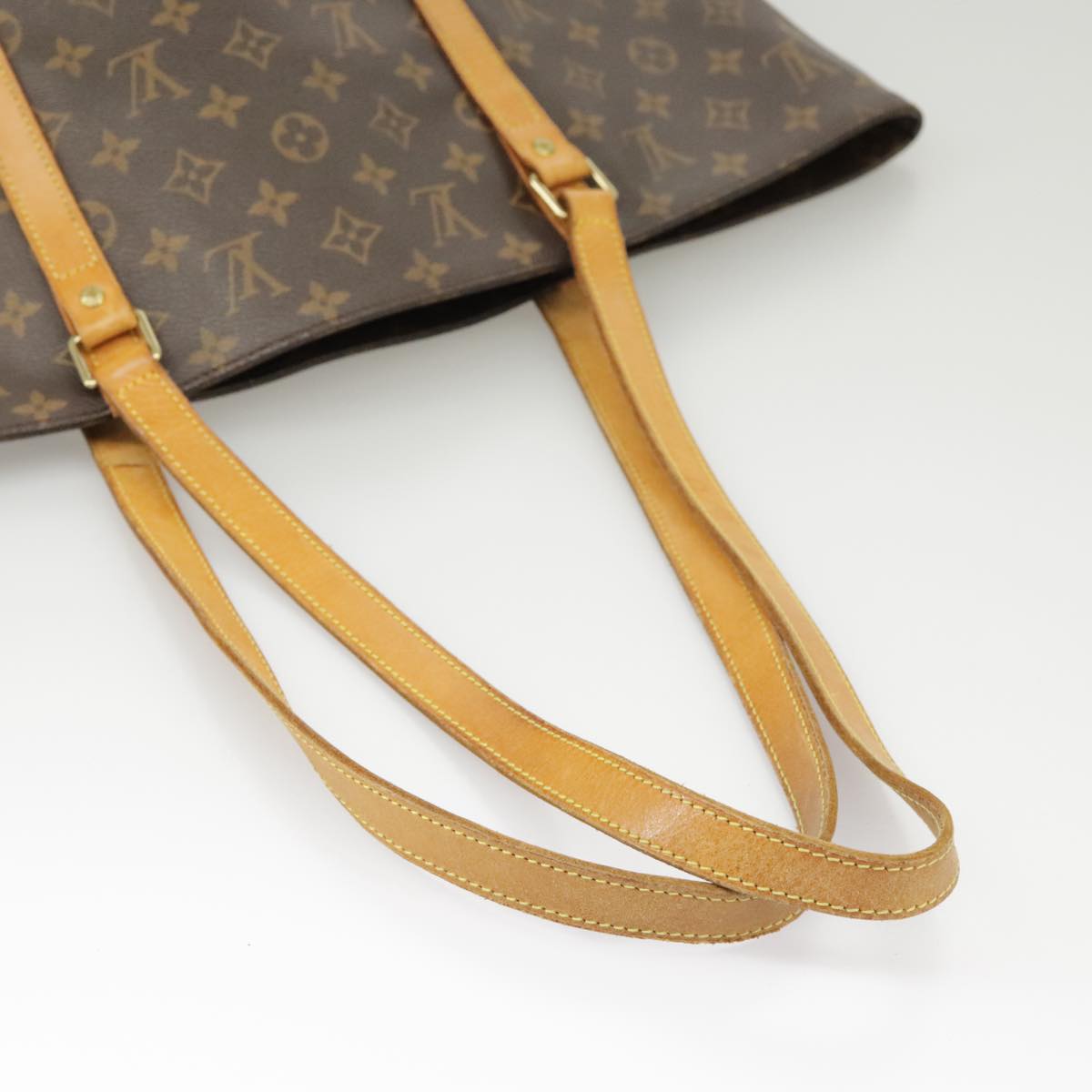 LOUIS VUITTON Monogram Sac Shopping Tote Bag M51108 LV Auth 98295