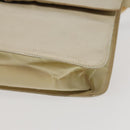 PRADA Shoulder Bag Leather White Auth 98309-14