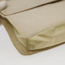 PRADA Shoulder Bag Leather White Auth 98309-15