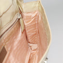 PRADA Shoulder Bag Leather White Auth 98309-20