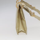 PRADA Shoulder Bag Leather White Auth 98309-4