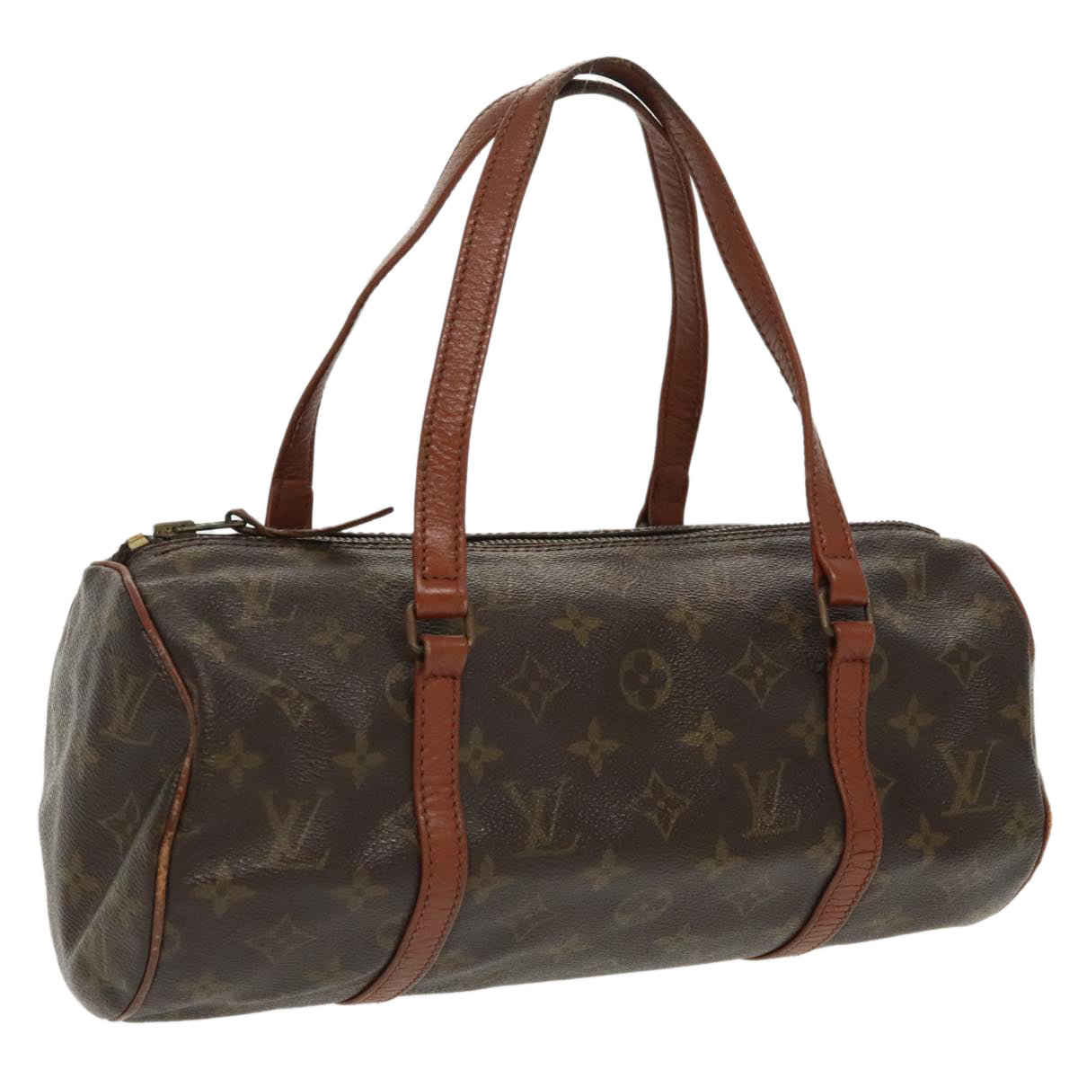 LOUIS VUITTON Monogram Papillon 30 Hand Bag M51385 LV Auth 98311