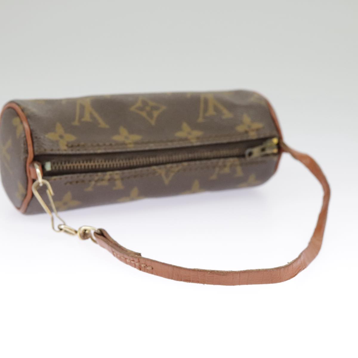 LOUIS VUITTON Monogram Papillon Pouch LV Auth 98312