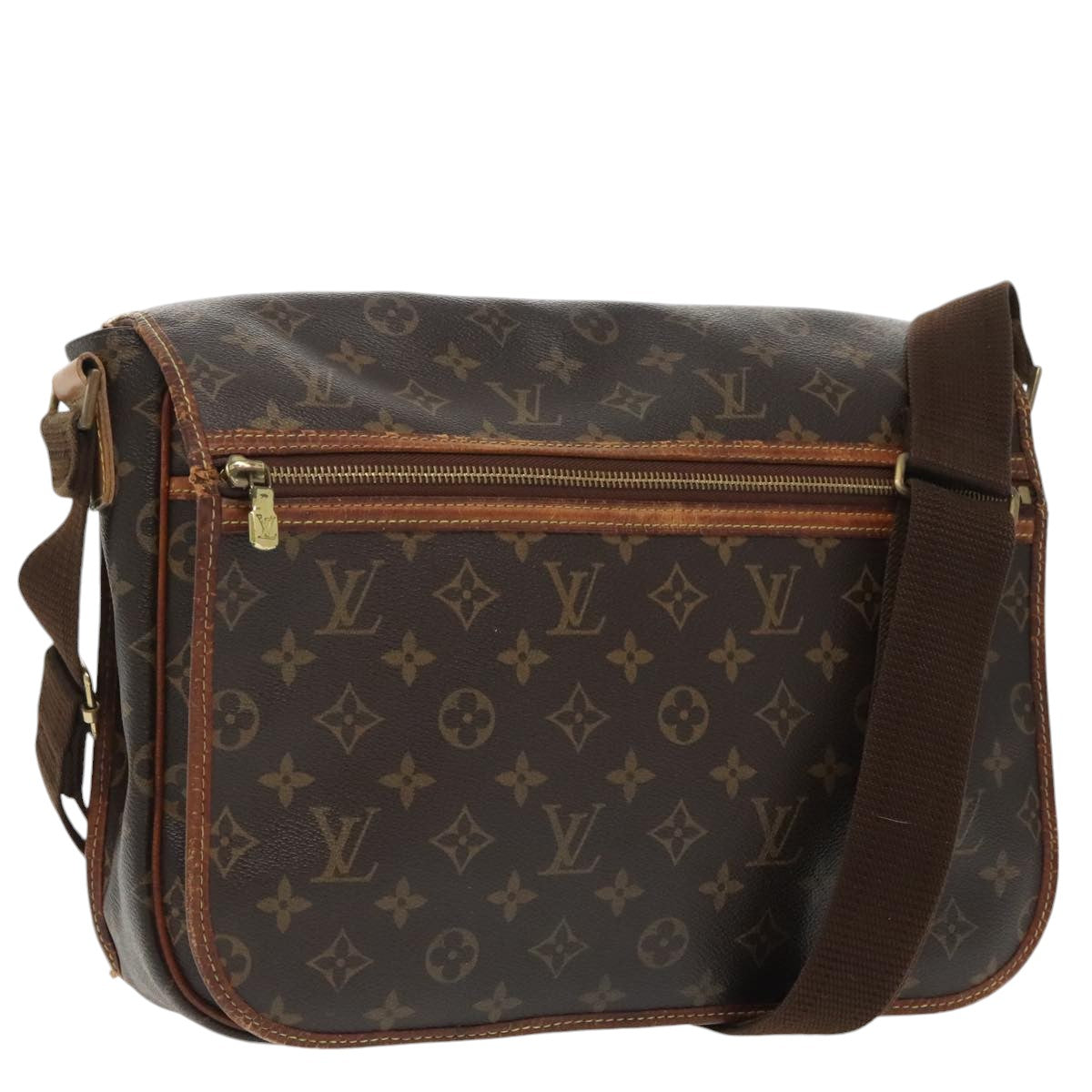 LOUIS VUITTON Monogram Messenger Bosphore GM Shoulder Bag M40105 Auth 98321