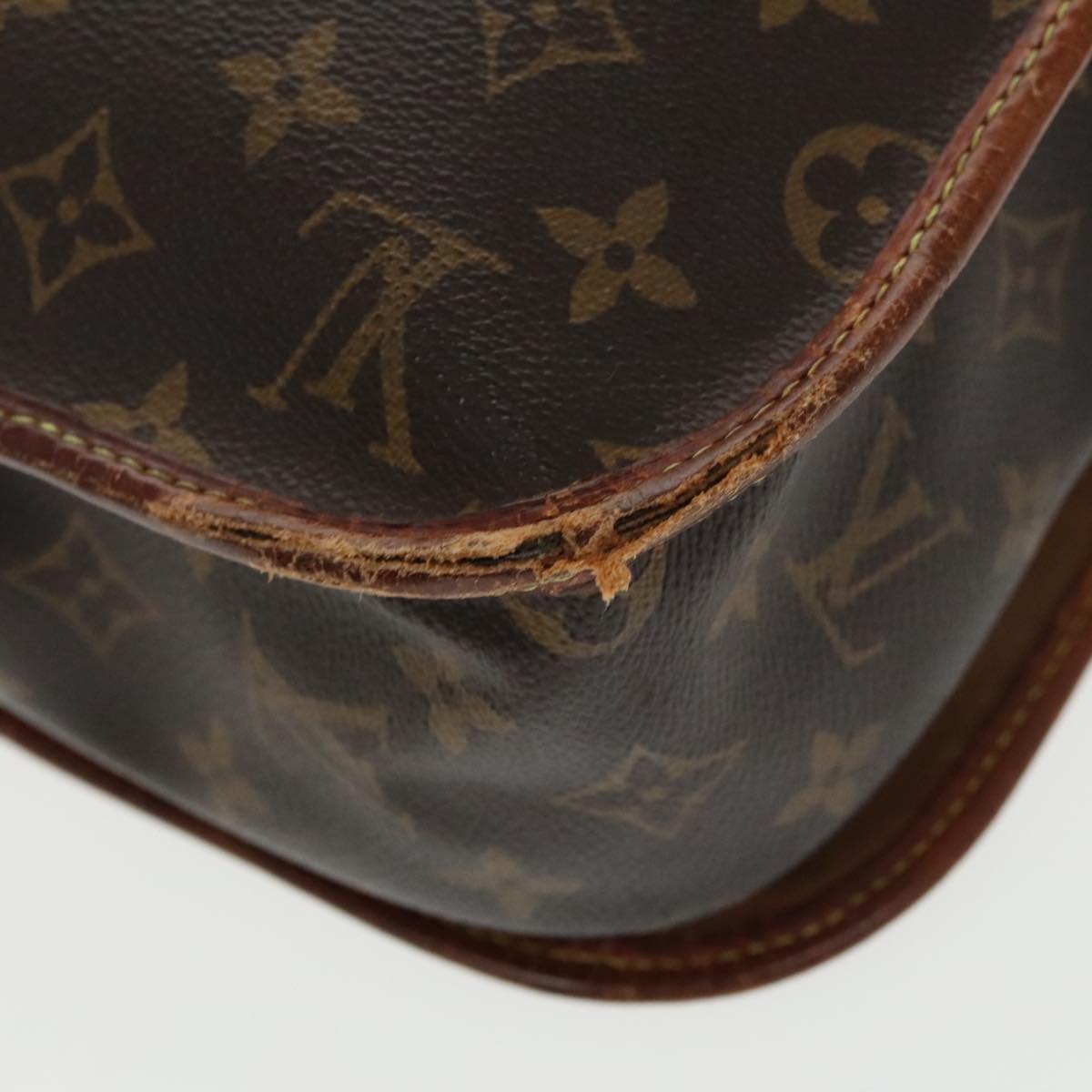 LOUIS VUITTON Monogram Messenger Bosphore GM Shoulder Bag M40105 Auth 98321