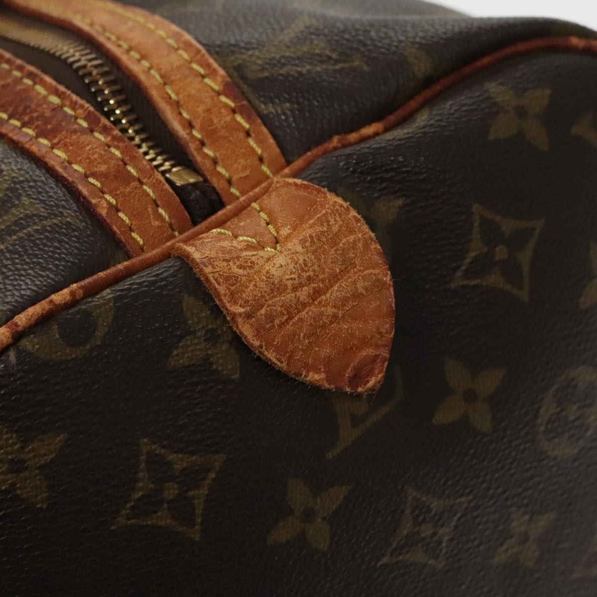 LOUIS VUITTON Monogram Sac Souple 35 Boston Bag M41626 LV Auth 98323