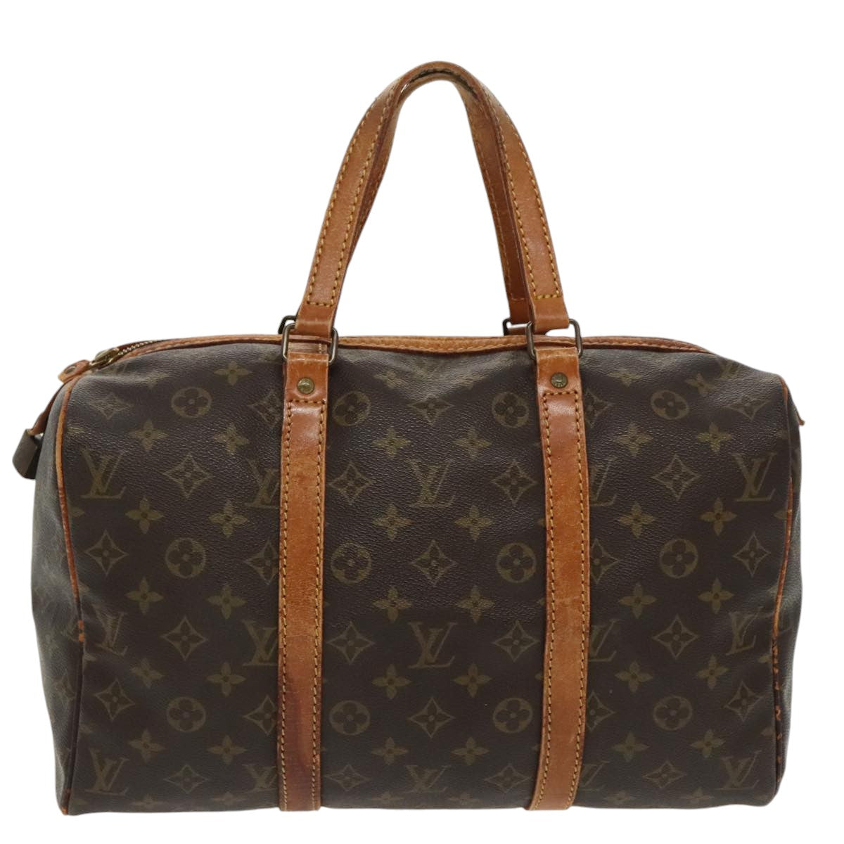 LOUIS VUITTON Monogram Sac Souple 35 Boston Bag M41626 LV Auth 98323