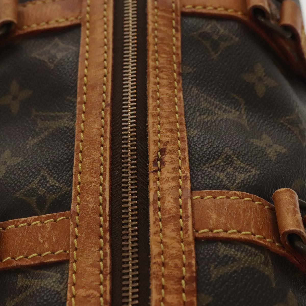 LOUIS VUITTON Monogram Sac Souple 35 Boston Bag M41626 LV Auth 98323