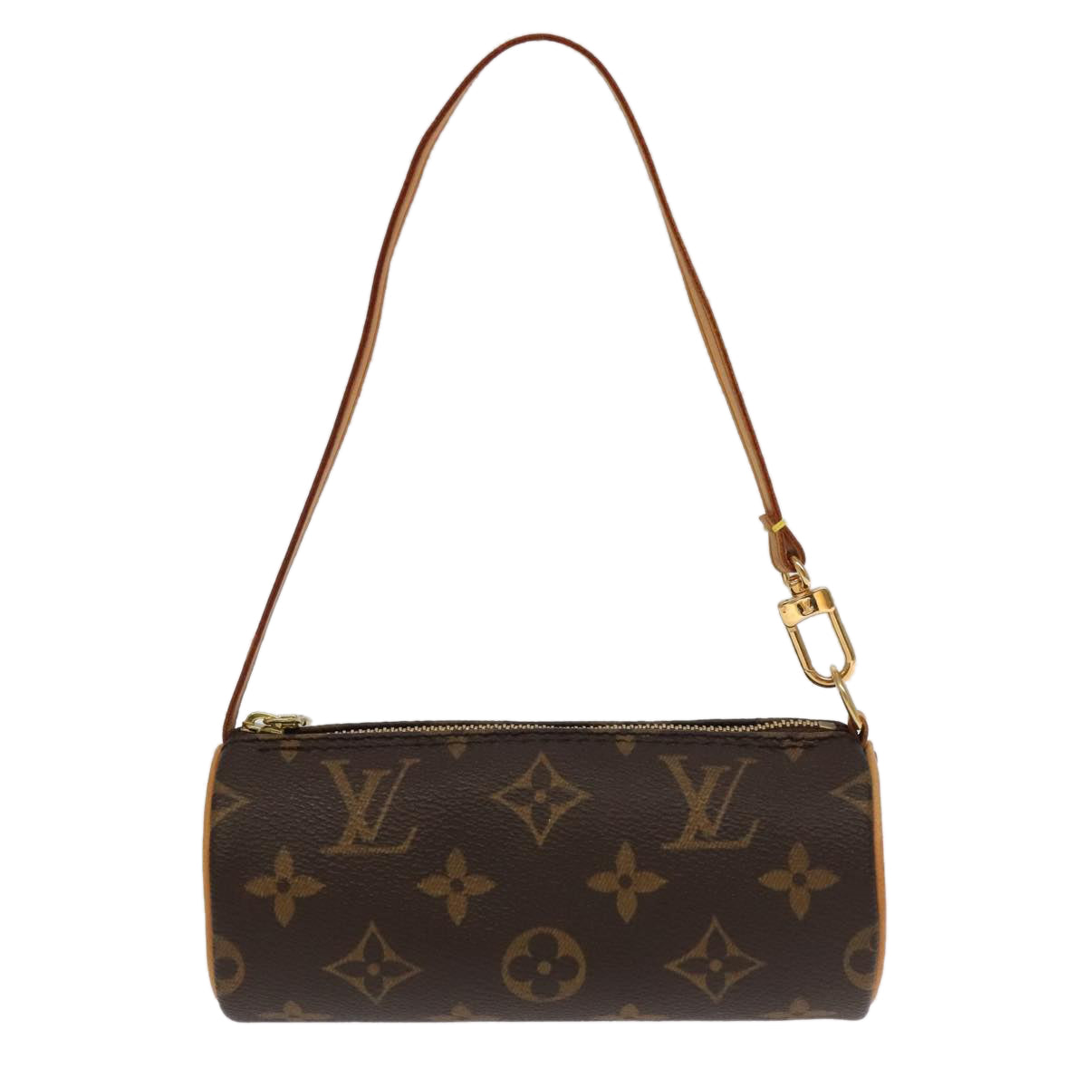 LOUIS VUITTON Monogram Papillon Pouch LV Auth 98347