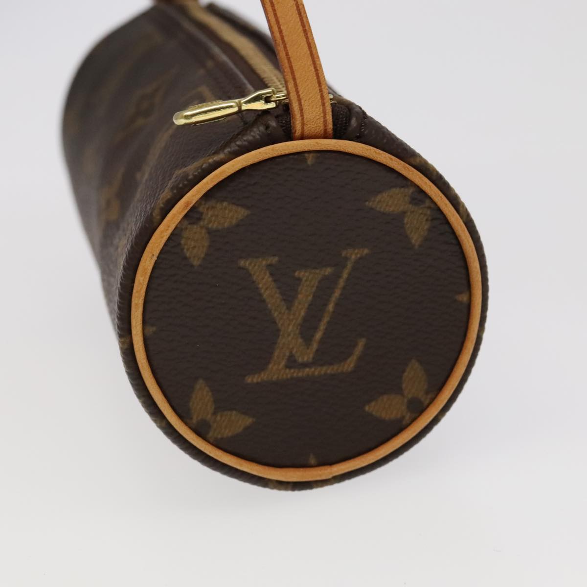 LOUIS VUITTON Monogram Papillon Pouch LV Auth 98347