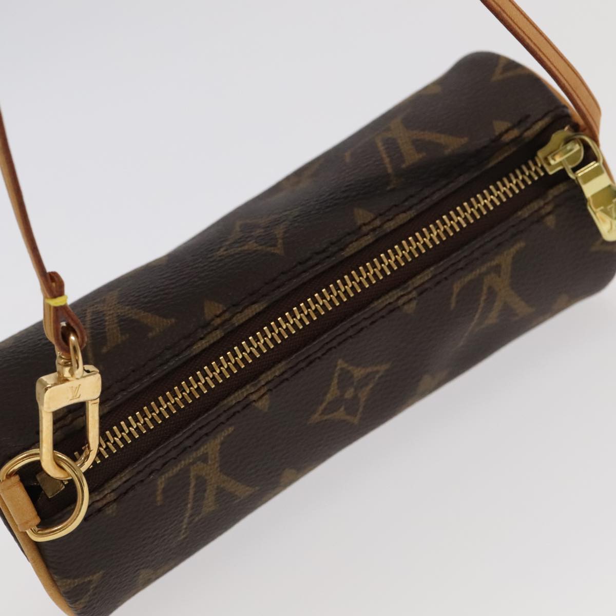 LOUIS VUITTON Monogram Papillon Pouch LV Auth 98347